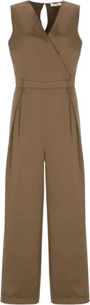KANGRA Jumpsuits & Playsuits, Dames, Bruin, S, Kasjmier, Cashmere Jumpsuit