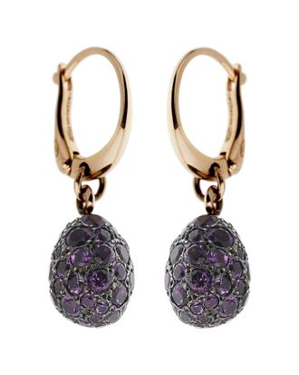 POMELLATO 18K & Silver 2.50 ct. tw. Amethyst Tabou Drop Earrings (Authentic Pre-Loved)