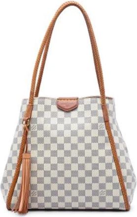 Louis Vuitton Pre-owned Propriano - Dames - Vintage Schoudertas - Wit - ONE Size - Leer - Vintage