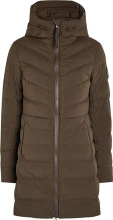 Canada Goose Clair Hooded Padded Shell Coat - Brown - S (UK8-10 / S)