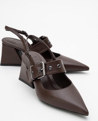 Prologue Nepido Puntige Neus Blokhak Pump (Dames)