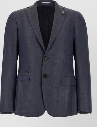 Pal Zileri textured single-breasted blazer