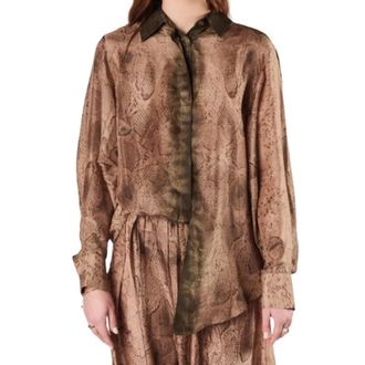 Mes Demoiselles... Overhemden, Dames, Groen, L, Thurman Shirt