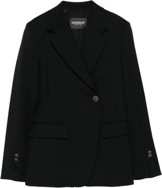 Dondup Blazer con bottone singolo - Nero