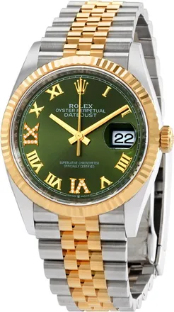 Rolex Pre-owned Rolex Datejust Automatic Mens Watch 126233GNRDJ