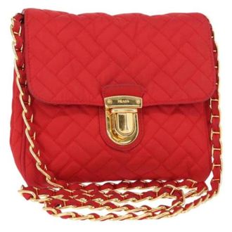 Prada Pre-owned Nylon Cross Body Bag - - Pre-owned - Donna - Rosso - ONE SIZE