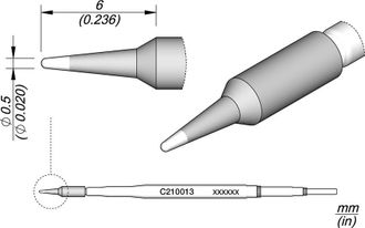 JBC Cartucho Conico 0.5 C210013