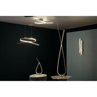 Eglo Lampada da terra led Eglo Symphony, 141 cm, bianca, 28 w Eglo