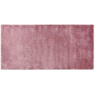 Beliani Rug GESI II Pink 80 x 150 cm Viscose