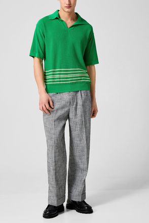Bode Mens McNab pleated woven pant