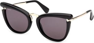 Max Mara Zonnebrillen - Dames - Zonnebrillen - Zwart - 55 MM - Accessoires