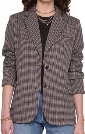 Heartloom Taya Buttoned Blazer In Gravel