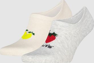 Levi's Calcetines altos Levis Batwing: paquete de 3 pares - Mujer - 35 - Blanco / White