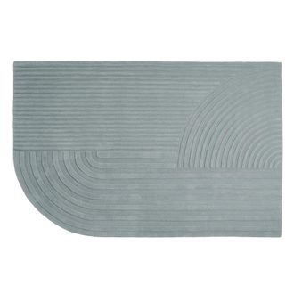 MUUTO Relevo Teppich, 200 x 300 cm, salbeigr&uuml;n