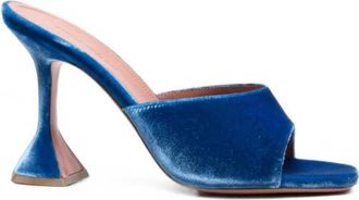 Amina Muaddi Mujer, Zapatos, Azul, Talla: 38 EU