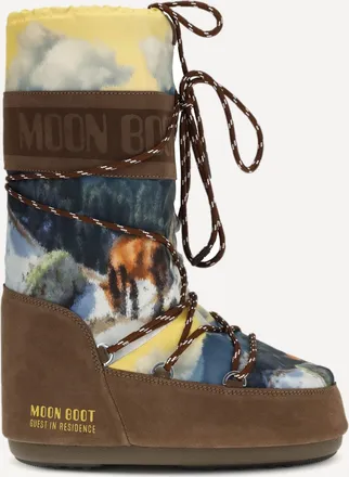 Moon Boot Stivali con stampa Moon Boot x Guest In Residence Woman 35-38