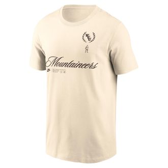 Nike West Virginia Script Nike Mens College T-Shirt in Brown | N19915AWVV-VS3