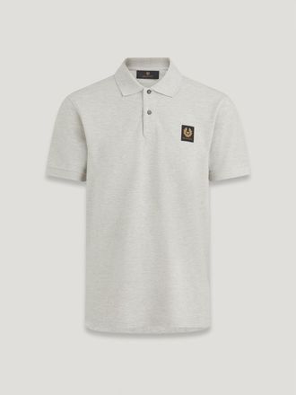 Belstaff Belstaff Polo para hombre Piqué de algodón Gris mezcla 2XL