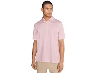 Johnston & Murphy Xc+ Ace Performance Polo Mens Clothing Orange/ White Gingham : 3XL, Polyester/Spandex