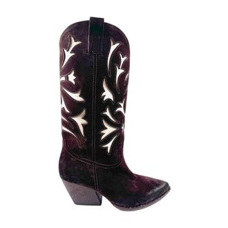 Strategia Texano in crosta effetto vintage - Shoes - Mujer - Rojo - 37 EU