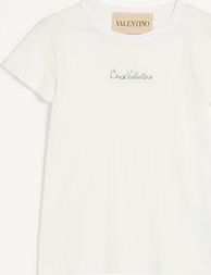 Valentino T-Shirt In Cotone Donna AVORIO XL