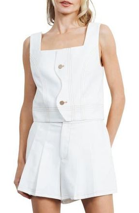 Ciebon Yesika Cotton Blend Top in White at Nordstrom Rack, Size Medium