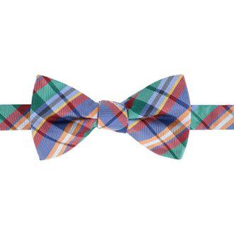 Trafalgar Store Sherwood Plaid Silk Bow Tie at Nordstrom