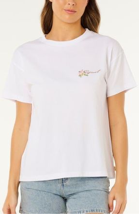 Rip Curl Poolside Relaxed Graphic T-Shirt in Optical White at Nordstrom, Size Xx-Large