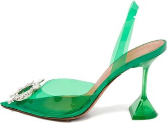 Amina Muaddi Pumps Begum - Verde