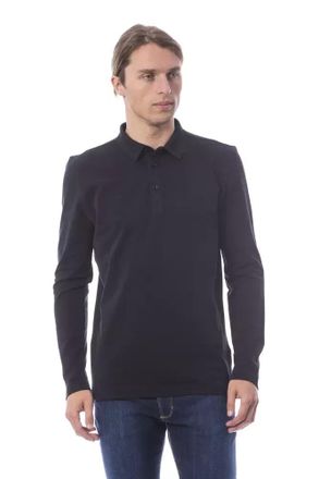 Roberto Cavalli Cotton Men Polo Shirt Long Mens Sleeve