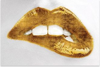 iCanvas Icanvas Luscious Gold Print On Acrylic Glass By Sarah Mcguire