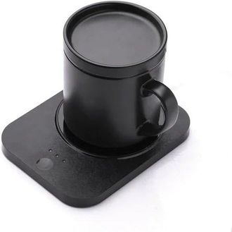 OEM Sottobicchiere Termostatico (nero) Con Capacit&agrave; Di 350 Ml. Mantiene Le Bevande Calde A 55 &deg;c. Alimentazione Automatica. Senza Fili