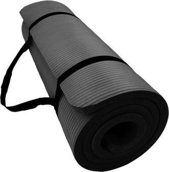 OEM Correa Para Esterilla De Yoga Deportiva Negra Ultra Gruesa De 1/2 Pulgada