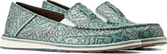 Ariat Womens Cruiser Shoe In Turquoise Blanket Emboss