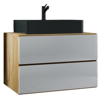 ebuy24 2pcs Lavabo De Lavabo Lendas S Bl 52x80x52 - Vcm