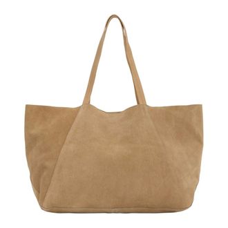 BTF-CPH Btfcph - Leren Shopper - Dames - Tassen - Beige - Maat: ONE Size Leer