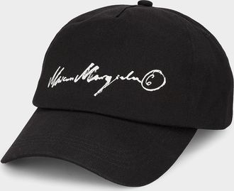 Maison Margiela Logo Cotton Baseball Hat