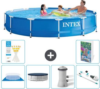 Intex Piscina Con Estructura Redonda - 366x76 Cm - 7-piezas S94