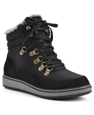 White Mountain Womens White Mountain Tamasha Boots Black Round Toe Ankle Bootie LION943