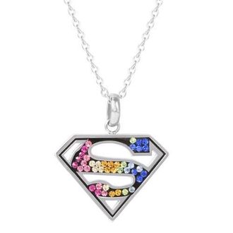 DC Comics Superman Stainless Steel Womens Necklace, 18 in Muli at Nordstrom