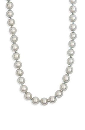 Kenneth Jay Lane Faux Pearl Necklace in Light Gray Pearl at Nordstrom Rack
