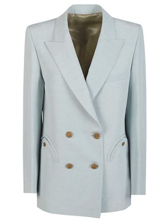 Blaz&eacute; Milano Zenith Everynight Double Breasted Silk Blazer