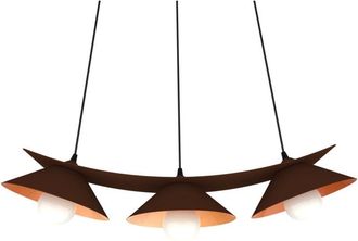 Lumicom Miller L&aacute;mpara De Techo X3 Hoja Corten