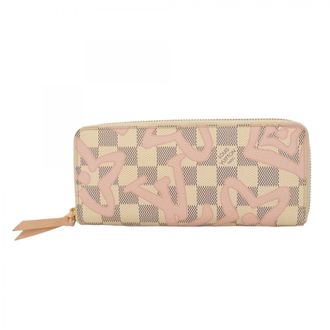 Louis Vuitton White Long Wallet (Bi-Fold) (Pre-Owned)