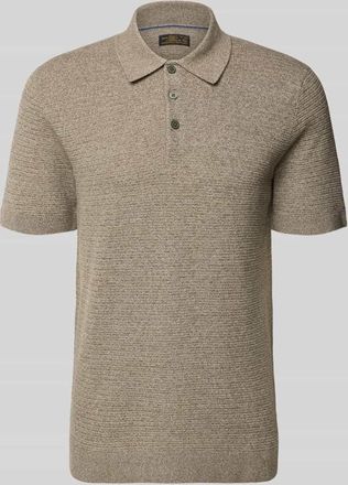 Jack & Jones Regular Fit Poloshirt mit Strukturmuster Modell Riley in Hazel, Gr&ouml;&szlig;e XXL