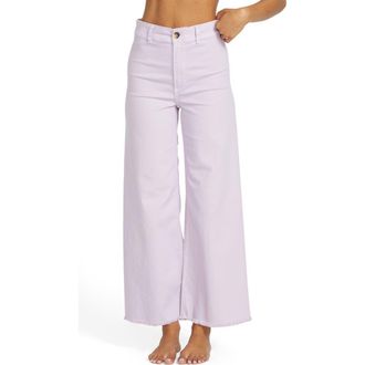 Billabong Free Fall Stretch Crop Wide Leg Pants in Amethyst Smoke at Nordstrom Rack, Size 26