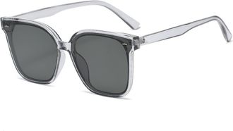 Generic Retro Large Frame Sunglasses for Men and For Women, Beach Glasses for Outdoor Vacation Driving