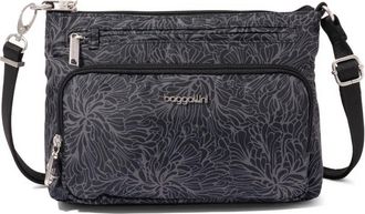 Baggallini Securtex Anti-Theft Keepsake Crossbody in Midnight Blossom Print at Nordstrom
