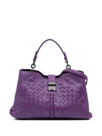 Bottega Veneta 2012-2024 Nappa Intrecciato Napoli tas - Paars