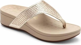 Vionic Womens Naples Sandal In Champagne